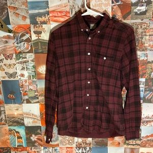 ASOS Men’s Plaid Flannel Long Sleeve